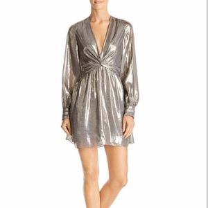 Ramy Brook Elise Mini Dress Pewter Size 4